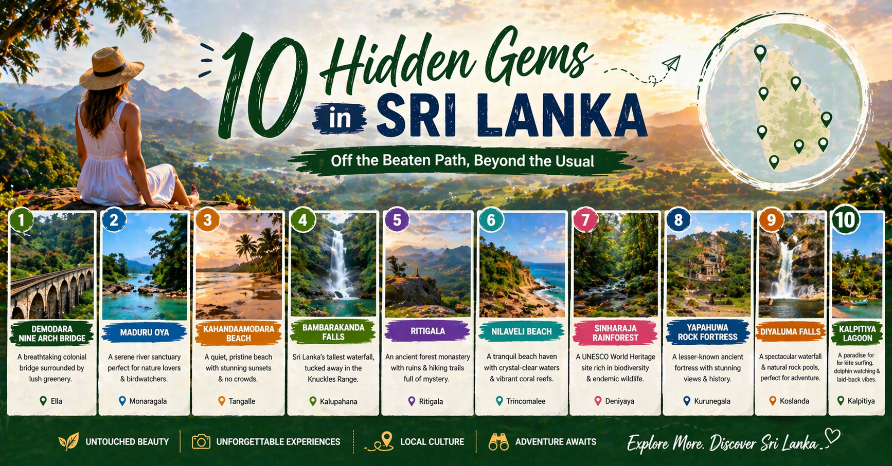 10 Hidden Gems in Sri Lanka You Must Visit in 2025